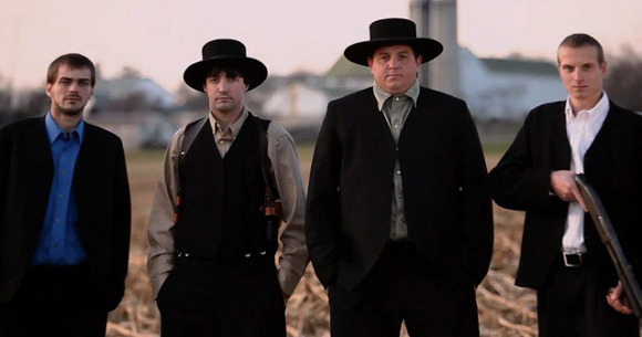 A line up of the amish mafia members