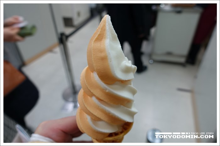 "아로마쥬의 모리(アロマージュの杜)"의 소프트크림은 어떤 맛?